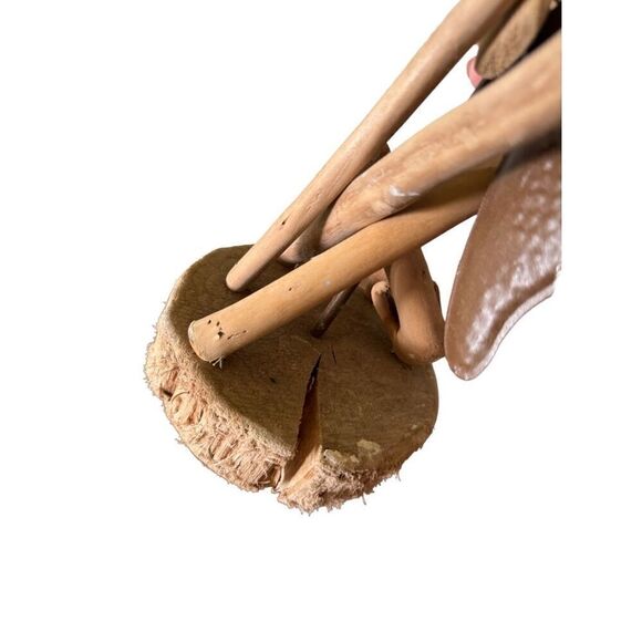 Driftwood 21" Beach Decor Art Deco Metal Dolphin Sculpture - Picture 6 of 6